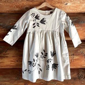 Tea embroidered dress